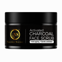 Nuerma Science Activated Charcoal Scrub For Exfoliating Detoxifying Dead Skin Cells (100gm)