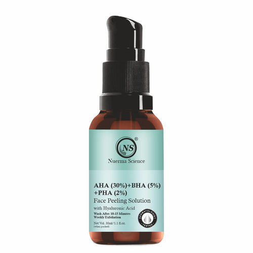 Nuerma Science Aha 30% + Bha 5% + Pha 2% Face Peeling Solution Serum With Hyaluronic (30 Ml)