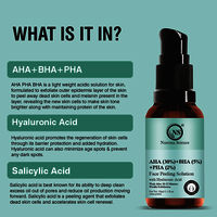 Nuerma Science AHA 30% + BHA 5% + PHA 2% Face Peeling Solution Serum with Hyaluronic  (30 ml)