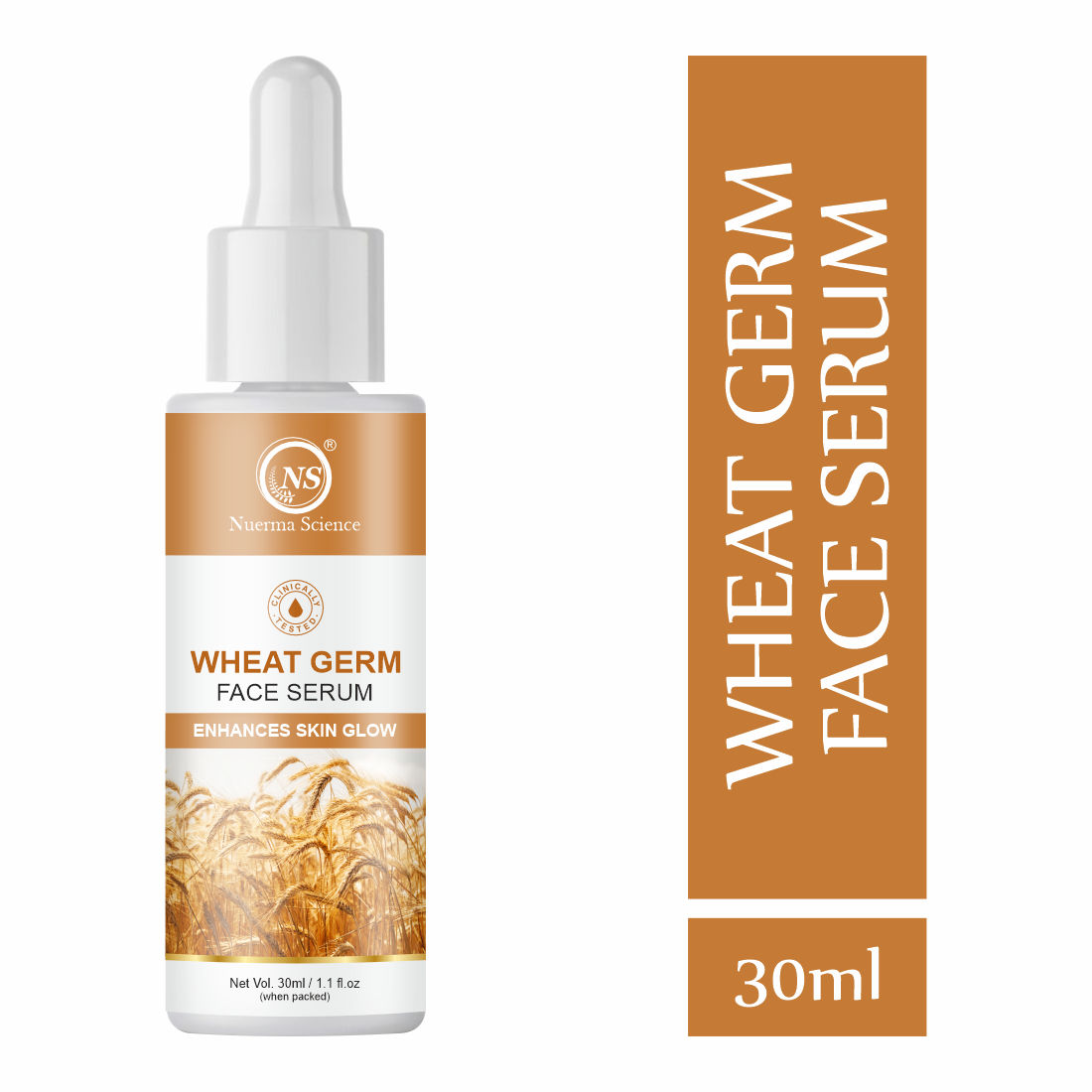 Nuerma Science Wheatgerm Face Serum for Skin Hydration   (30 ml)