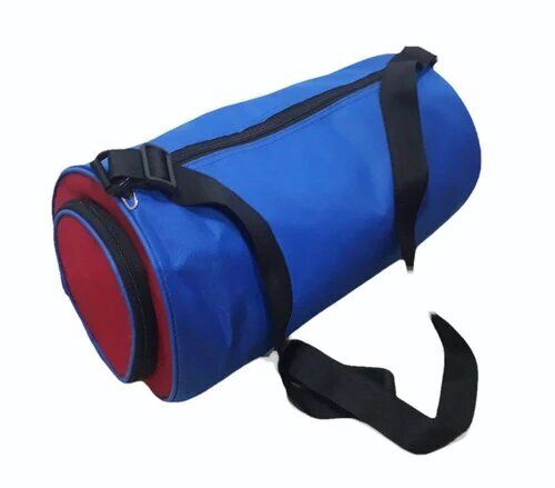 Blue Matty Round Gym And Yoga Bag Design: Modern