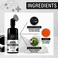 Nuerma Science Activated Charcoal FaceWash with Vitamin C for Detoxification of Skin &  (150 ml)