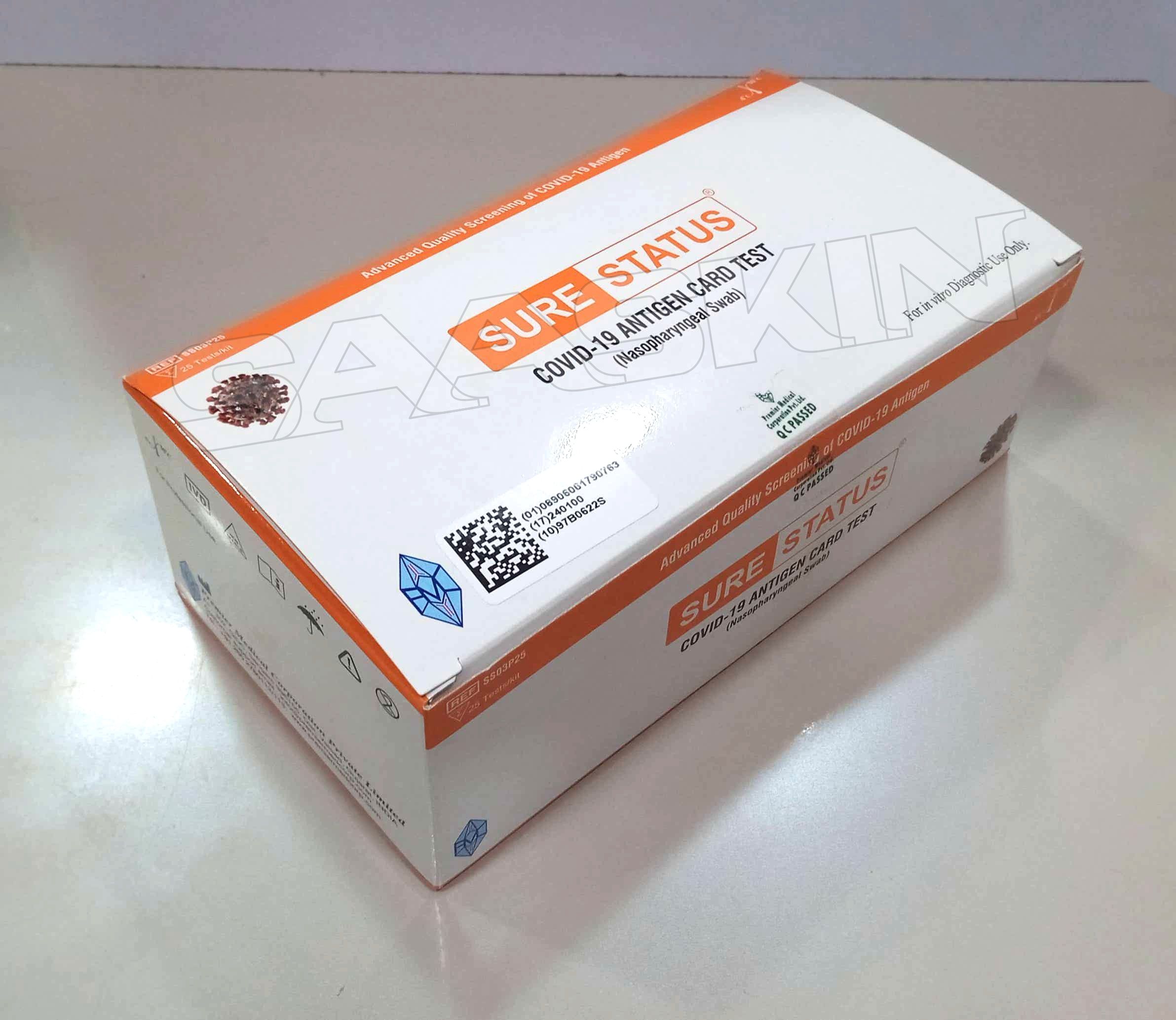 Premier Medical Sure Status Covid-19 Antigen Card Test Kit