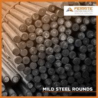 Mild Steel Rounds - Customized Sizes, Polished Silver Finish | Durable, Reliable, Versatile For Industrial Applications