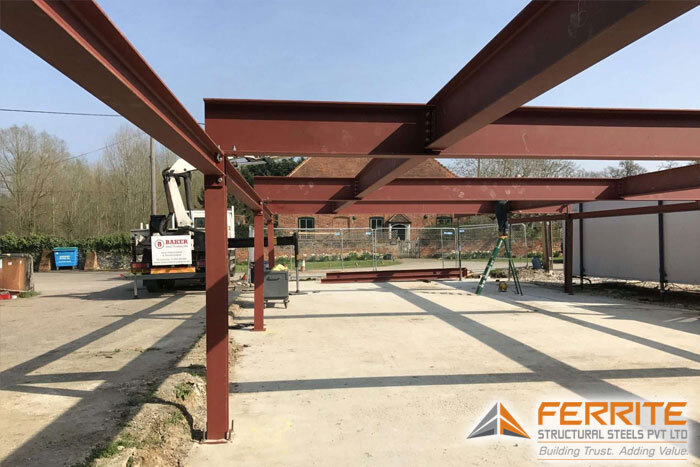 Universal Steel Columns - Application: Construction