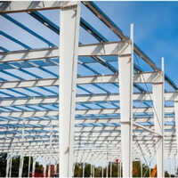 Galvanized Steel Structures - High-grade Mild Steel, 75x40 To 300x90 Mm, Silver, 5mm Thickness | Corrosion Resistant, Quick Installation, Customizable Design