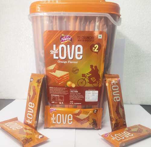 orange flavor wafers