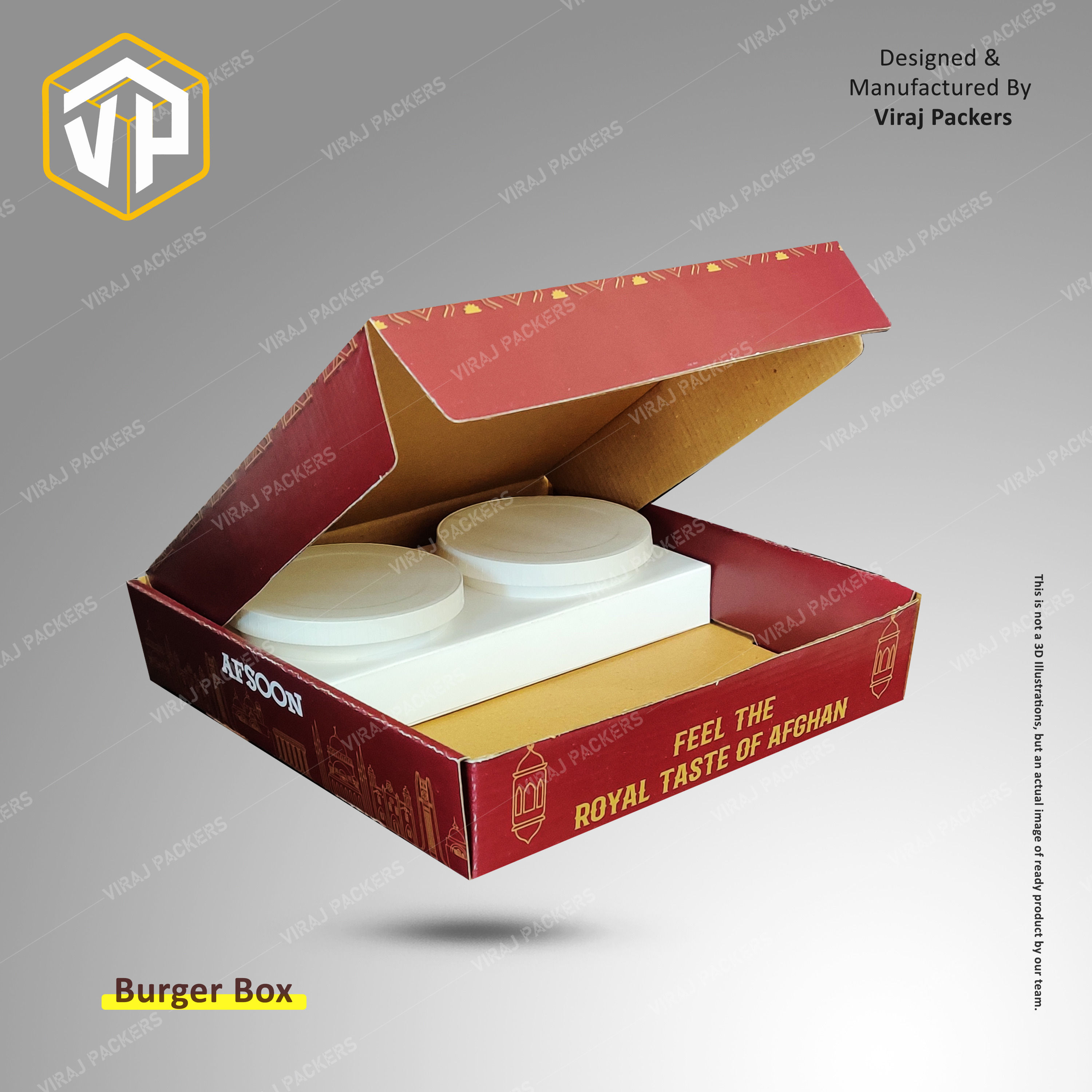 Biryani Packaging Box and Plater Packaging box Manufacturer Customized