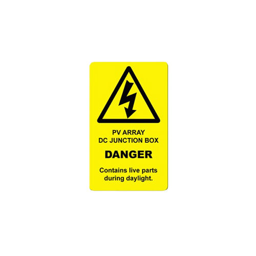 Signage Sticker - Color: Yellow