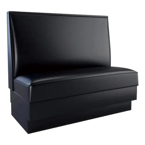 Plain Black 3 Seater Hotel Sofa
