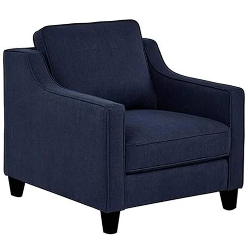 Navy Blue One Seater Sofa