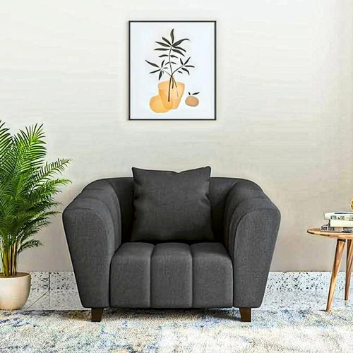 Gray 1 Seater Sofa