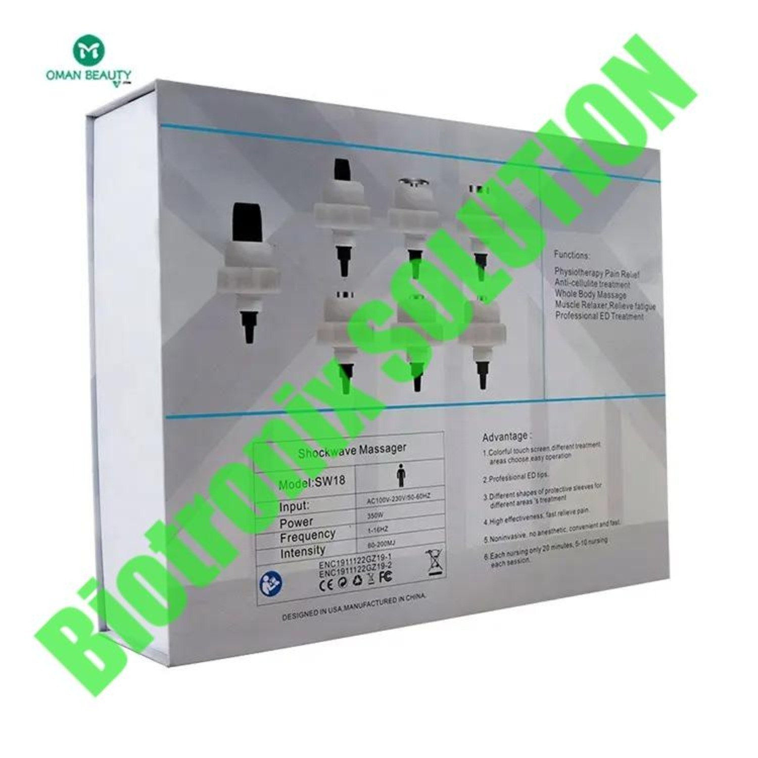 Full Body 7 Heads ED Treatment Physiotherapy Shockwave Therapy