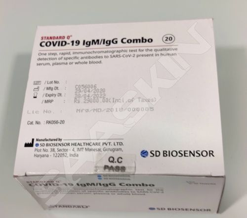 SD Biosensor STANDARD Q COVID-19 IgM/IgG Combo