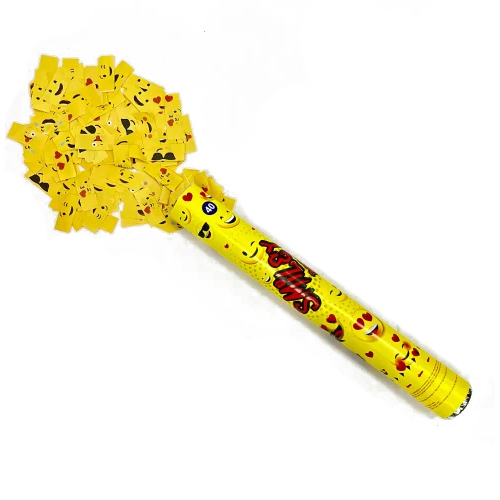 Smiley Confetti Party Poppers