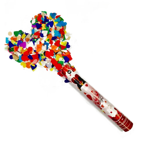 Heart Party Confetti Poppers