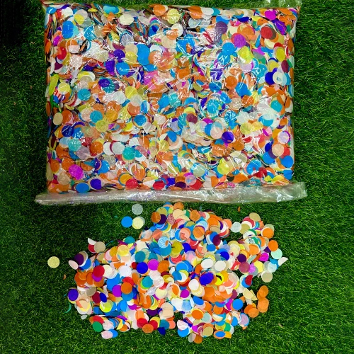 1kg Round Party Paper Confetti Poppers