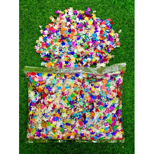 1kg Star Party Paper Confetti Poppers