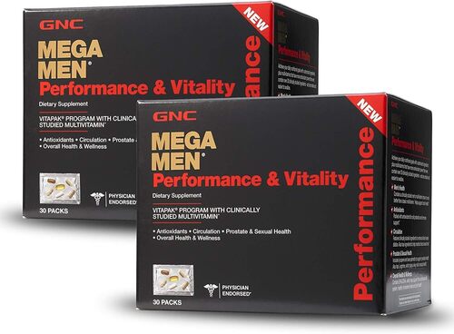 GNC Mega Men Whole Body Vitapak  Supports