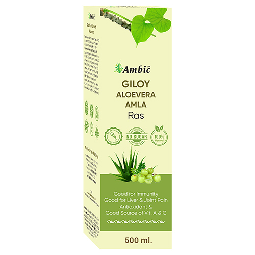Giloy Aloevera Amla Ras 500ml 