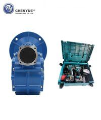 CHENYUE Worm Gearbox CYWF110 Input 35mm Output hole 110mm Can OEM Shaft Speed Ratio from 5:1/100:1 CNC Free Maintenance