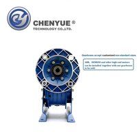 CHENYUE Worm Gear Reducer NMVF 90 Input19/22/24/28mm Output 35mm Speed Ratio from 5:1 to 100:1 for Speed Reduction