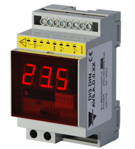 DI3DINAV5AA0XX Digital DIN Rail mounting Ammeter or Voltmeter