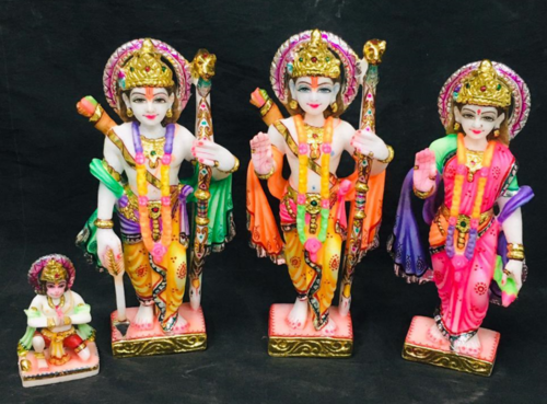 Marble Ram Darbar Statues