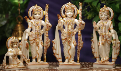 Ram Darbar Marble Sculpture