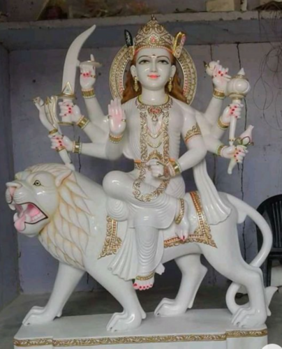 Marble Durga Maa Statue