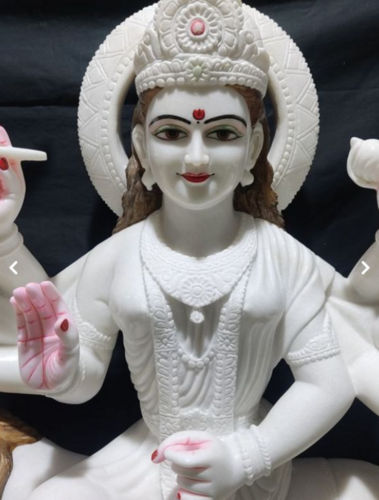 Marble Goddess Durga Statue