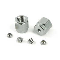 Stainless Steel Ferrule Nut - Stainless Steel, Round Shape , Corrosion Resistant Design For High-stress Applications In Harsh Environments