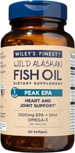 Wiley's Finest Wild Alaskan Fish Oil  90 Softgels