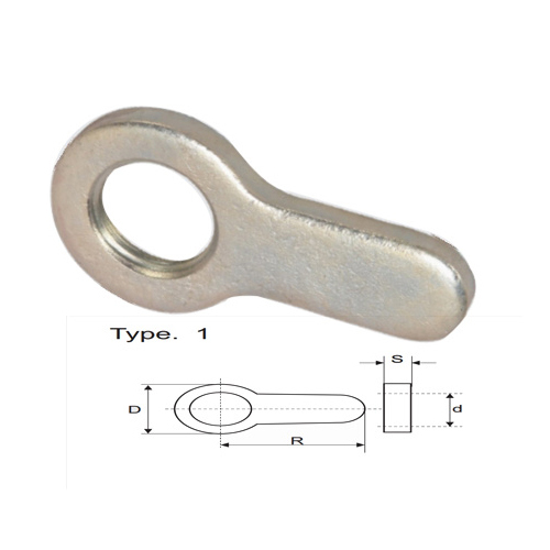 Galvanized Silver Top Link Lock Nuts - Hardness: Hard
