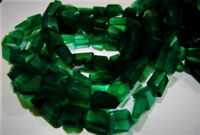 Green Chalcedony Nugget Shape  10 to 12mm Sold Per Strand 10 inches long