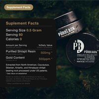 Shilajit  Pürblack  Live Resin True Gold Supplement
