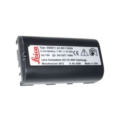 Black Leica Geb221 Li-Ion Batteries