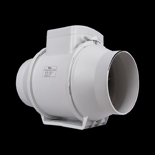 White Duct Inline 10 Fan