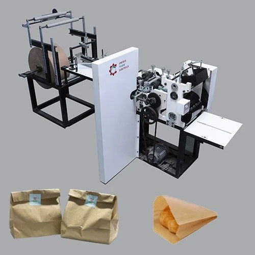 Automatic Grocery Paper Bag Making Machine