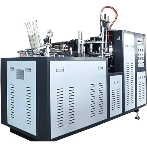 UPC50 Paper Cup Making Machine - Steel, 1500 Kilograms | Automatic Operation, 220-440 Volt Range, Warranty Included