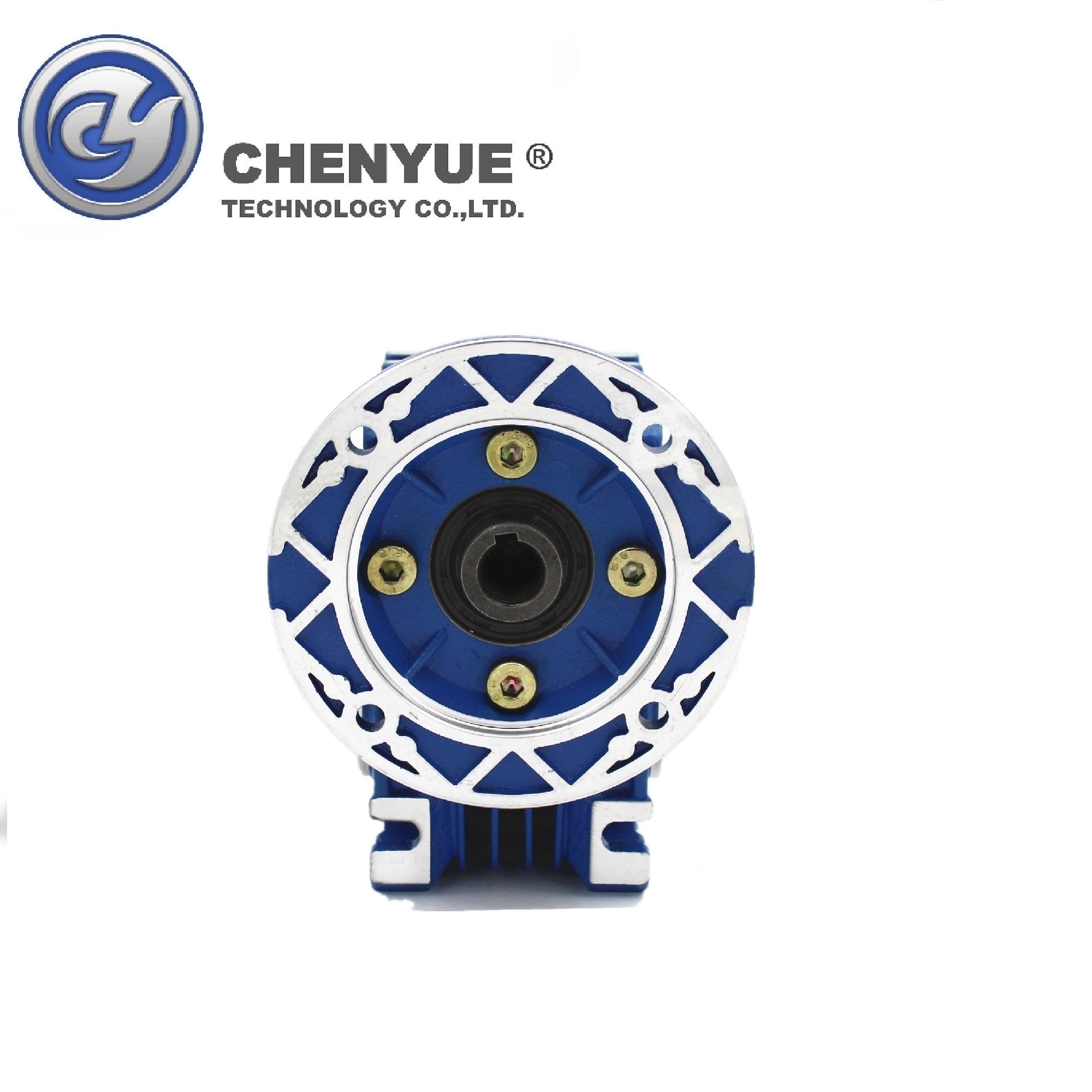 CHENYUE High Torque Worm Gearbox NMRV 30 CYRV30 Gearbox Input 9/11mm Output 14mm Speed Ratio from 5:1 to 80:1 Free Maintenance