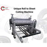 3hp Ms Paper Roll To Sheet Cutting Machine - 80 M/m Cutting Speed | Semi-automatic, Electric Drive, Safety Guards, Customizable Sheet Sizes, Industrial Use, Warranty Included