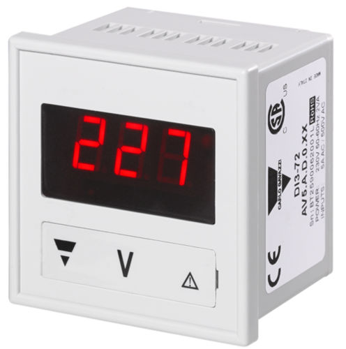 DI372AV1AD0XX Digital DIN Rail mounting Ammeter or Voltmeter