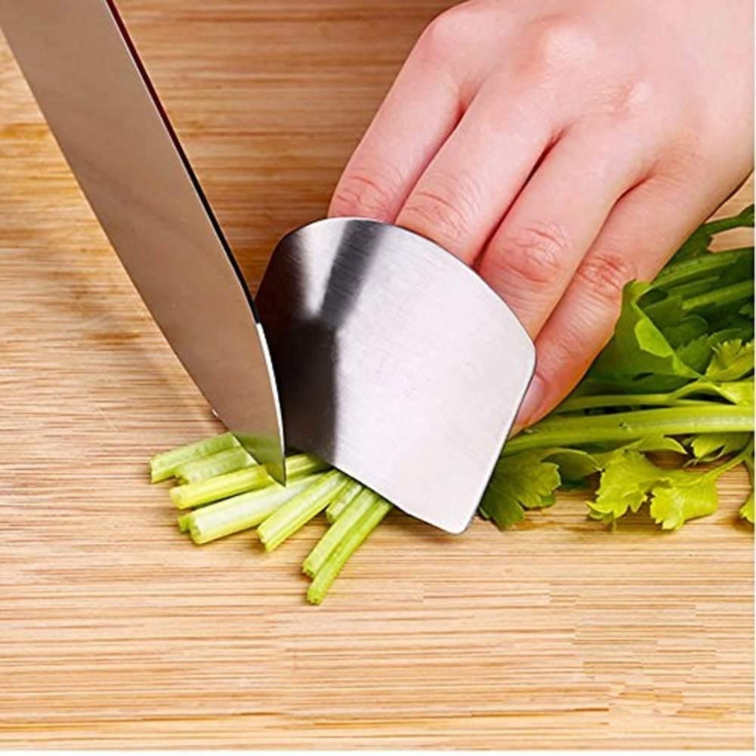 STAINLESS STEEL FINGER PROTECTOR.