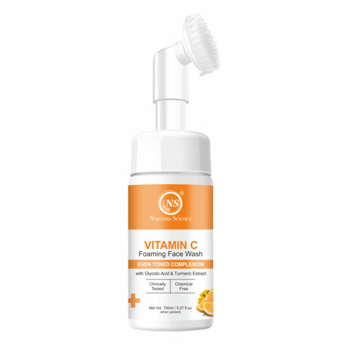 Nuerma Science Vitamin C FaceWash with Glycolic Acid & Turmeric for Even Toned Complexion(150ML)