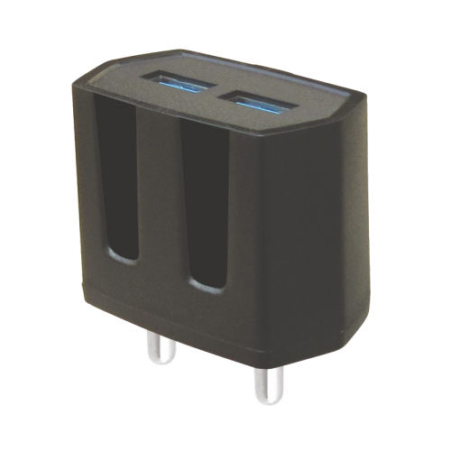 5V 2.4 Amp Dual Usb Charger Adapter Body Material: Plastic