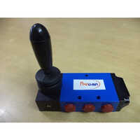 Hand Lever Valves - Aluminum, 1/4'' To 1/2'' Size Range, Blue Color | Precise Control For Air Media In Industrial Applications