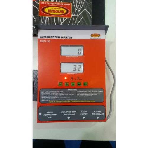 Red Digital Pressure Gauge