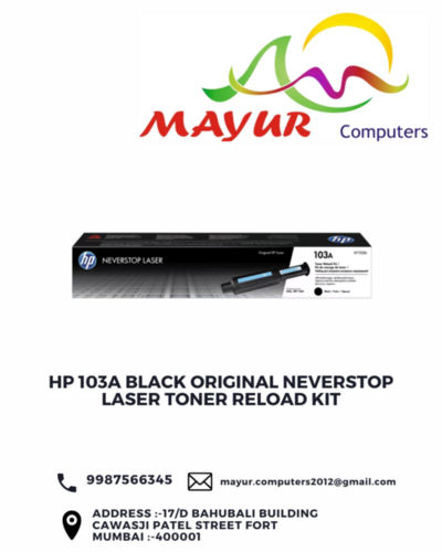 HP 103A Black Original Neverstop Laser Toner Reload Kit