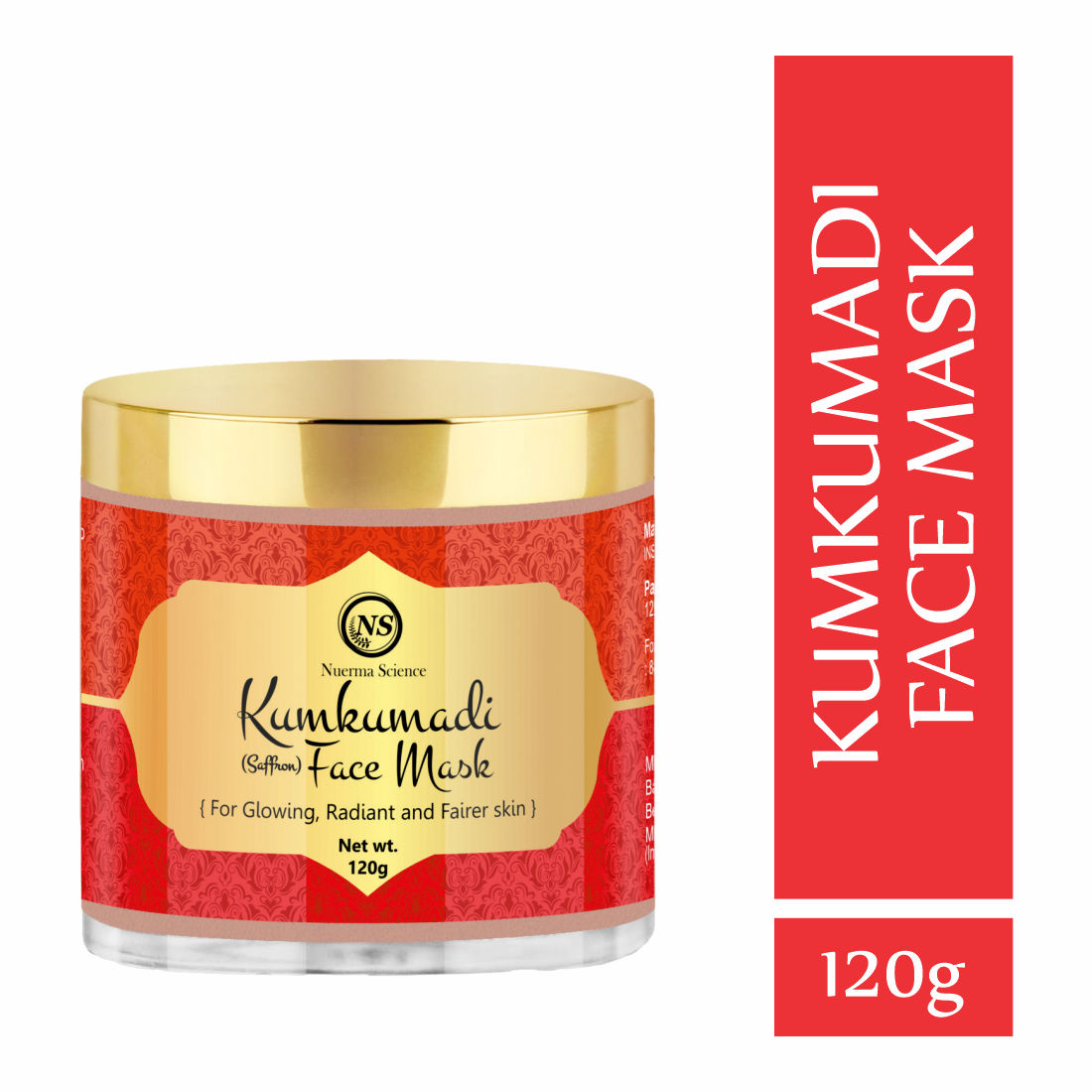 Nuerma Science Kumkumadi (Saffron) Face Mask for Glowing, Radiant (100gm)